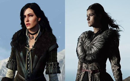 Anya Chalotra as Yennefer in "The Witcher"