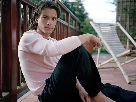 Santiago Cabrera in his early days of acting