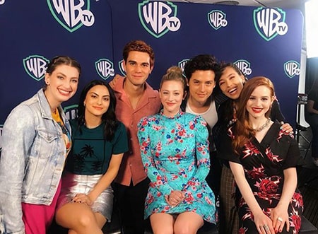 Camila Mendes and her Riverdale costars