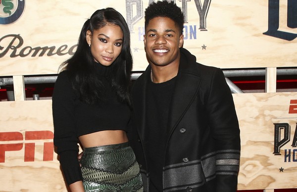 Chanel Iman with her husband Sterling Shepard