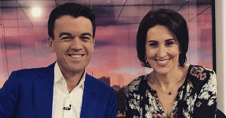 Virginia Trioli and her co-host of New Breakfast show, Michael Rowland