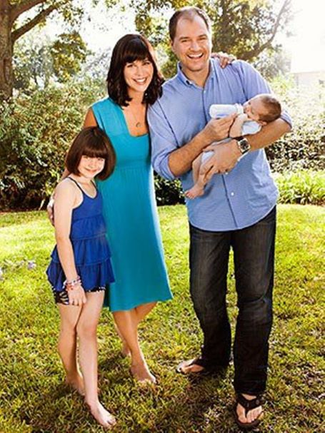 Catherine Bell with her family
