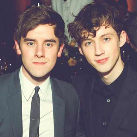 Connor Franta with musician, Troye Sivan.
