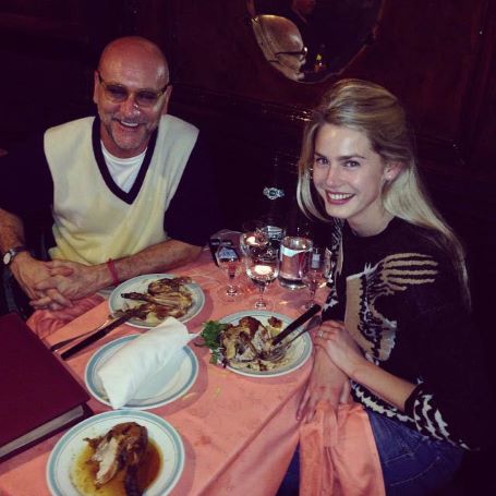 Vanessa Hessler having dinner with her husband Gianni Nunnar