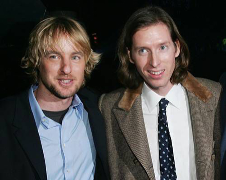 Wes Anderson and his actor, producer friend Owen Wilson