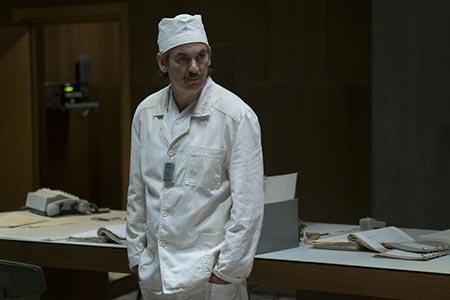 Actor Paul Ritter's Chernobyl character, Anatoly Dyatlov