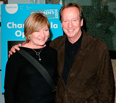 Actor Bill Paterson and his wife Hildegard Bechtler