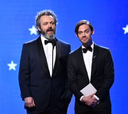Michael Sheen and Tom Payne