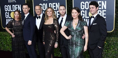 The Hanks Family attending an award ceremony