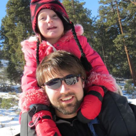 Taron enjoying Mountain Hills with his beloved daughter, Rain India Lexton.