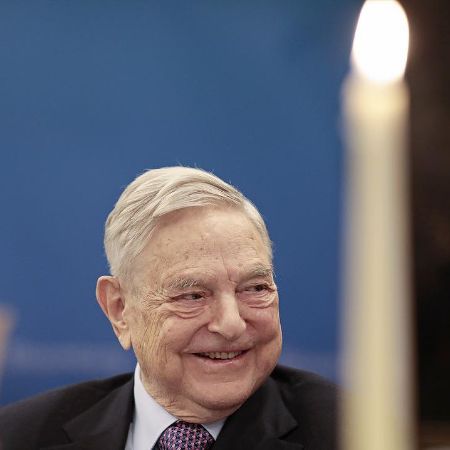 George Soros speaks at a World Economic Forum dinner in Davos about the state of American democracy on the eve of the presidential inauguration.⠀